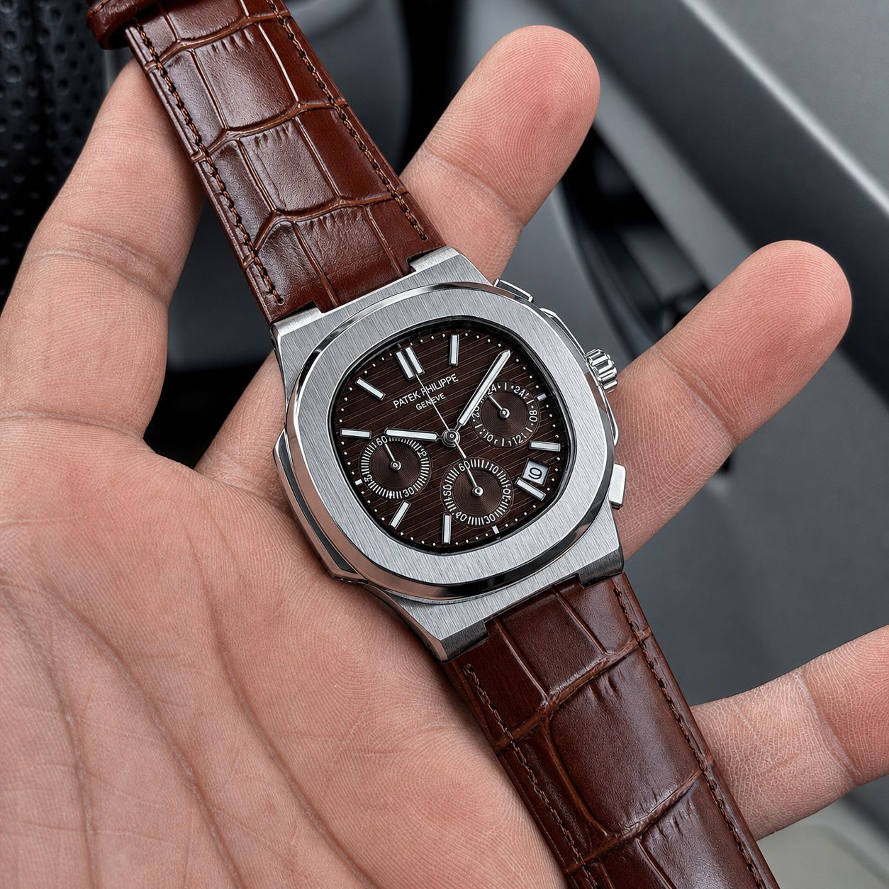 Patek Philippe Nautilus chronograph Men's Watch - Image 2