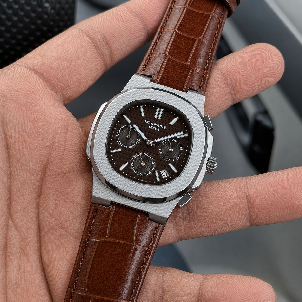 Patek Philippe Nautilus chronograph Men's Watch - Image 5