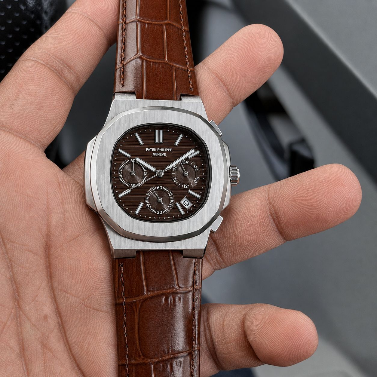 Patek Philippe Nautilus chronograph Men's Watch - Image 4