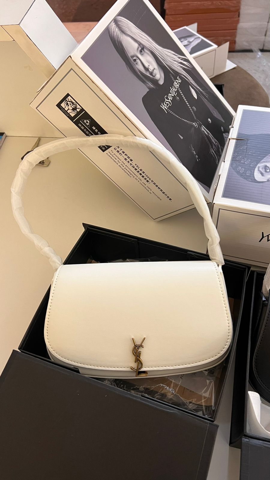 Saint Laurent Mini Voltaire Shoulder Bag - Image 2