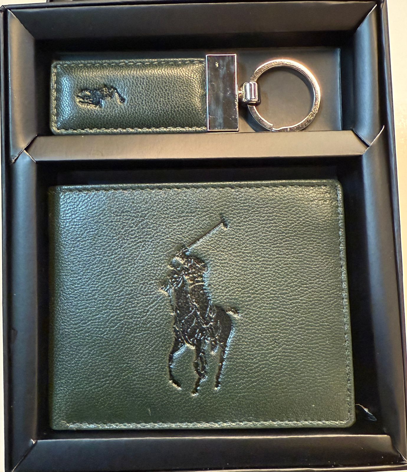 Polo Ralph Lauren pebbled leather billfold Wallet - Image 2
