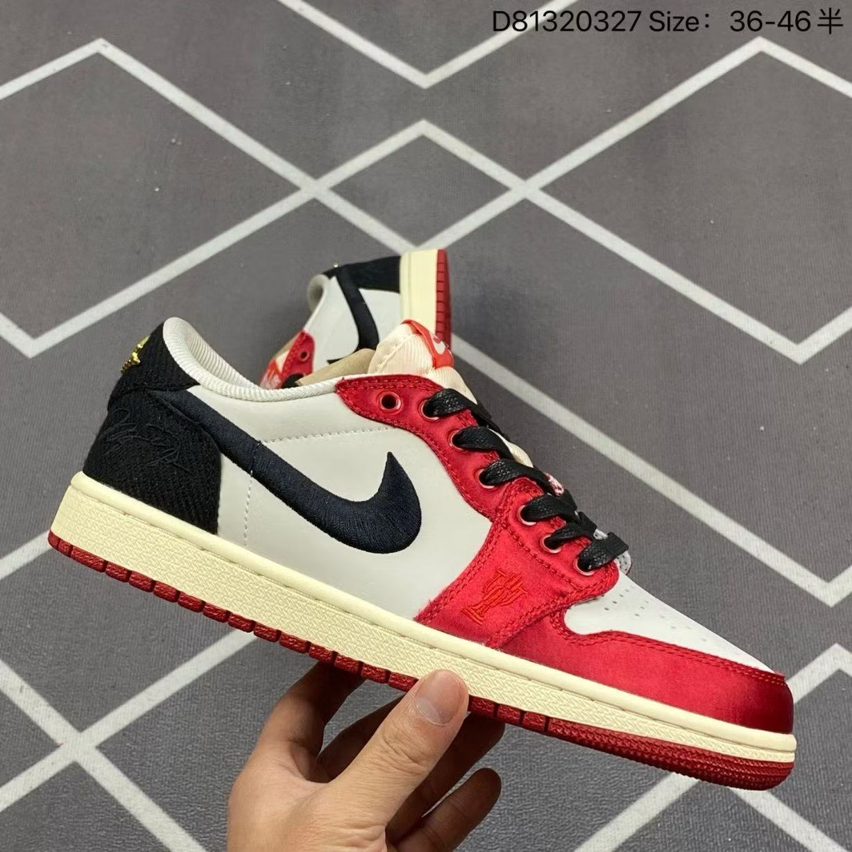 Nike Trophy Room Air Jordan 1 Retro Low Men's Sneakers - Image 3