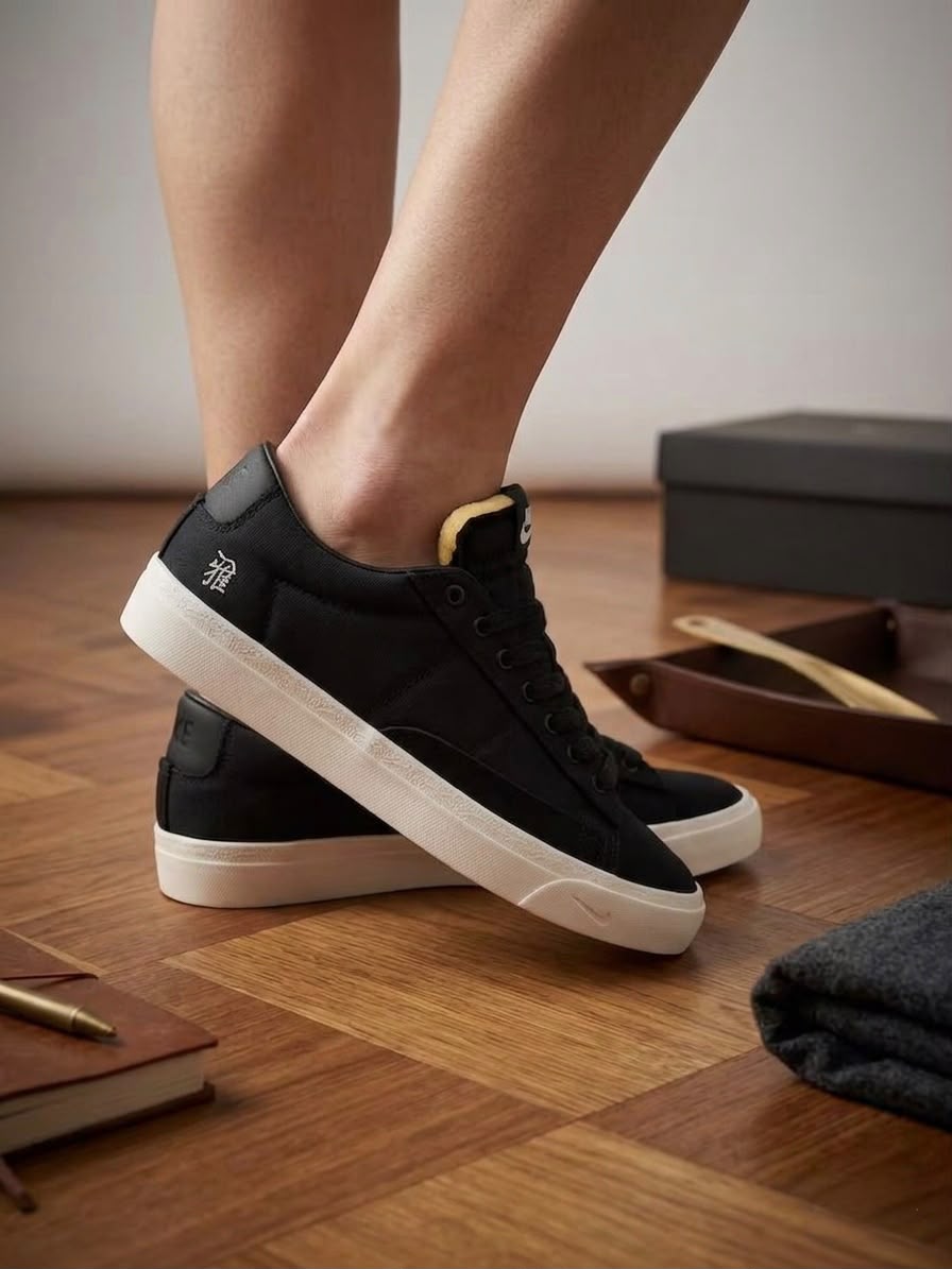 Nike Blazer Low Booker Shoes - Image 3