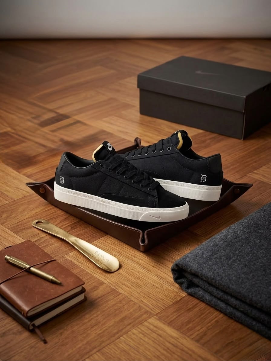 Nike Blazer Low Booker Shoes - Image 2