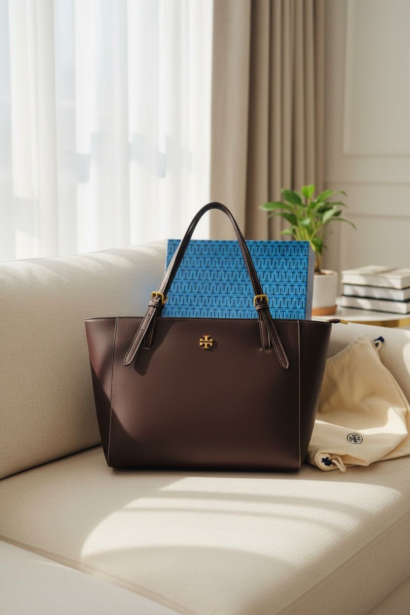 Tory Burch Emerson Small Buckle Tote Bag - Image 2