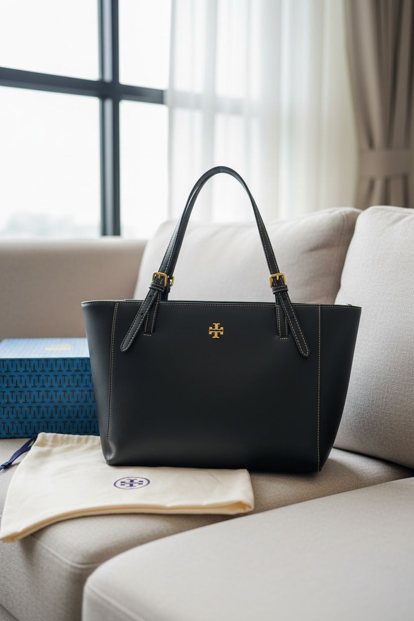 Tory Burch Emerson Small Buckle Tote Bag
